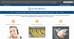 Desktop Screenshot of mvinformatica.es